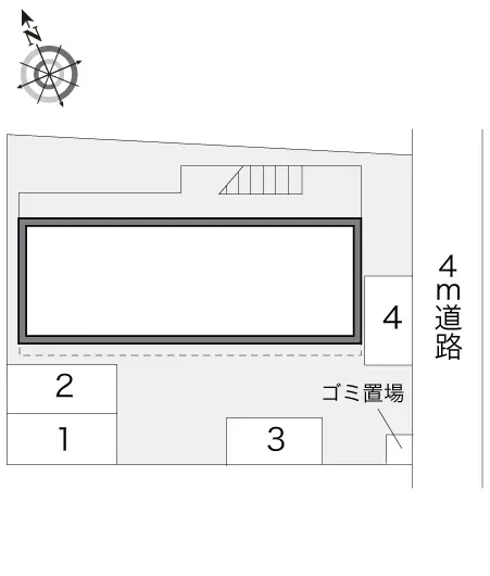 ★手数料０円★茅ヶ崎市円蔵１丁目　月極駐車場（LP）